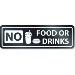 Shop All^Headline Adhesive Sign - No Food or Drinks - Little Painter Art | Exploring the Endless Possibilities of Art