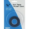 Hot^Headline Graphic Art Tape 1/4" Black Crepe - Little Painter Art | Exploring the Endless Possibilities of Art