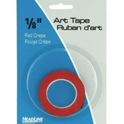 Hot^Headline Graphic Art Tape 1/8" Red Crepe - Little Painter Art | Exploring the Endless Possibilities of Art