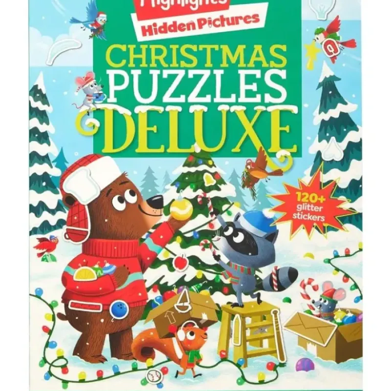 Hot^Highlights Christmas Puzzles Deluxe Activity Book - Little Painter Art | Exploring the Endless Possibilities of Art