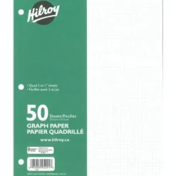 Shop All^Hilroy Refill Paper - Graph Quad 5, 50sheets - Little Painter Art | Exploring the Endless Possibilities of Art
