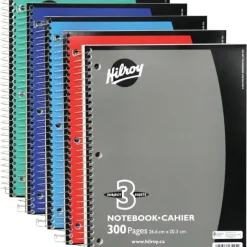 Shop All^Hilroy 3-Subject Coil Notebook, 300 page, Ruled - Little Painter Art | Exploring the Endless Possibilities of Art