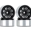 Shop All^Hobby Details 1.0" Aluminum Eight-holes Beadlock Wheels (Black) - Little Painter Art | Exploring the Endless Possibilities of Art