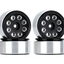 Shop All^Hobby Details 1.0" Aluminum Eight-holes Beadlock Wheels (Black) - Little Painter Art | Exploring the Endless Possibilities of Art