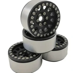 Shop All^Hobby Details 1.9" Aluminum Wheels - M105 Black(4)(Black Ring) - Little Painter Art | Exploring the Endless Possibilities of Art