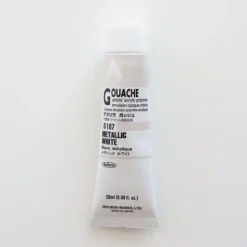 Shop All^Holbein Acryla Gouache D187 C 'Metallic White' - Little Painter Art | Exploring the Endless Possibilities of Art