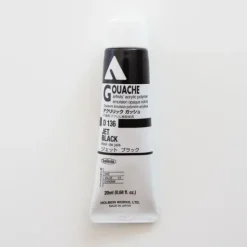Shop All^Holbein Acryla Gouache D136 A 'Jet Black' - Little Painter Art | Exploring the Endless Possibilities of Art