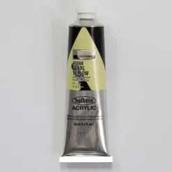 Canvas^Holbein Acrylic Heavy body AU568 Pearl Yellow D 60ml - Little Painter Art | Exploring the Endless Possibilities of Art