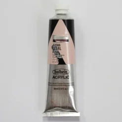 Canvas^Holbein Acrylic Heavy body AU566 Pearl Pink D 60ml - Little Painter Art | Exploring the Endless Possibilities of Art