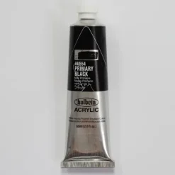 Canvas^Holbein Acrylic Heavy body AU554 Primary Black B 60ml - Little Painter Art | Exploring the Endless Possibilities of Art