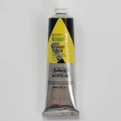 Canvas^Holbein Acrylic Heavy body AU552 Primary Yellow B 60ml - Little Painter Art | Exploring the Endless Possibilities of Art