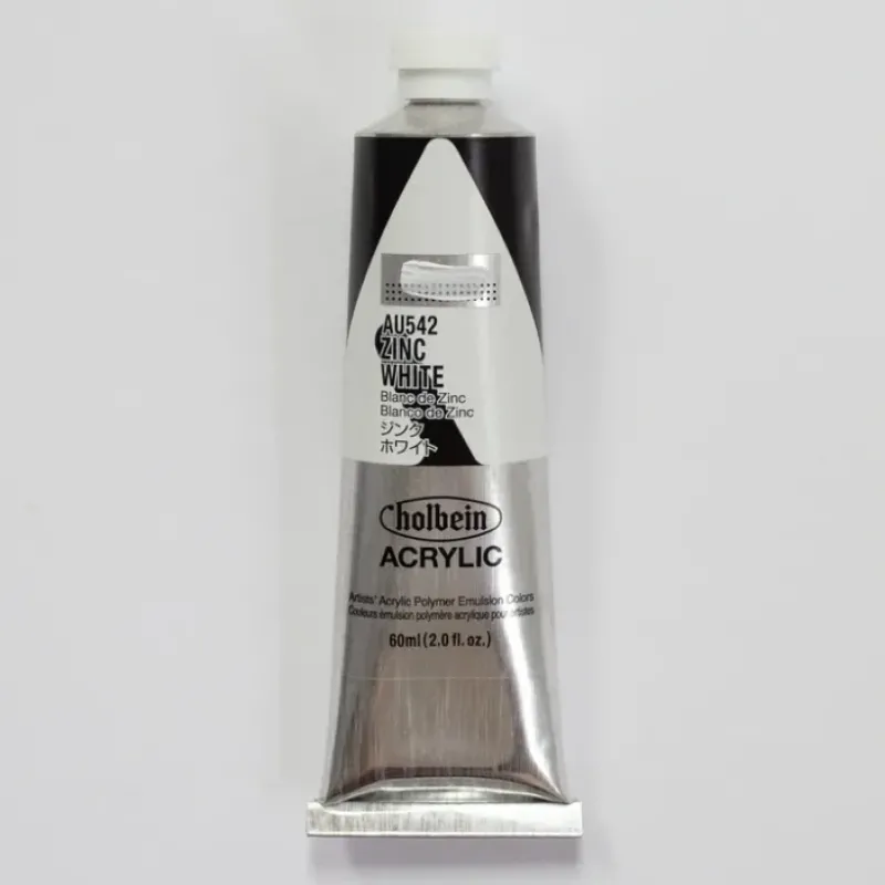 Canvas^Holbein Acrylic Heavy body AU542 Zinc White A 60ml - Little Painter Art | Exploring the Endless Possibilities of Art