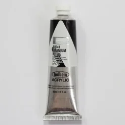 Canvas^Holbein Acrylic Heavy body AU541 Titanium White A 60ml - Little Painter Art | Exploring the Endless Possibilities of Art