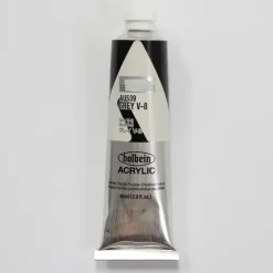 Canvas^Holbein Acrylic Heavy body AU539 Grey V-8 A 60ml - Little Painter Art | Exploring the Endless Possibilities of Art