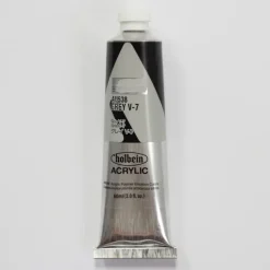 Canvas^Holbein Acrylic Heavy body AU538 Grey V-7 A 60ml - Little Painter Art | Exploring the Endless Possibilities of Art