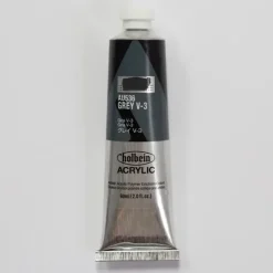 Canvas^Holbein Acrylic Heavy body AU536 Grey V-3 A 60ml - Little Painter Art | Exploring the Endless Possibilities of Art