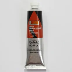 Canvas^Holbein Acrylic Heavy body AU520 Quinacridone Gold D 60ml - Little Painter Art | Exploring the Endless Possibilities of Art