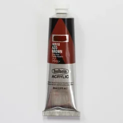 Canvas^Holbein Acrylic Heavy body AU518 Azo Brown D 60ml - Little Painter Art | Exploring the Endless Possibilities of Art