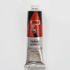 Canvas^Holbein Acrylic Heavy body AU517 Red Ochre A 60ml - Little Painter Art | Exploring the Endless Possibilities of Art