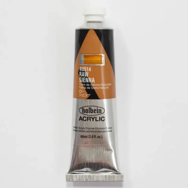 Canvas^Holbein Acrylic Heavy body AU514 Raw Sienna A 60ml - Little Painter Art | Exploring the Endless Possibilities of Art