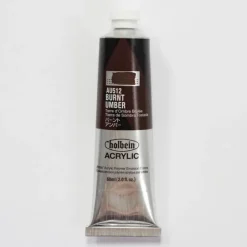 Canvas^Holbein Acrylic Heavy body AU512 Burnt Umber A 60ml - Little Painter Art | Exploring the Endless Possibilities of Art