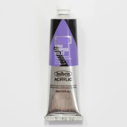Canvas^Holbein Acrylic Heavy body AU503 Compose Violet B 60ml - Little Painter Art | Exploring the Endless Possibilities of Art