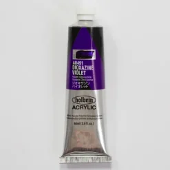 Canvas^Holbein Acrylic Heavy body AU491 Dioxazine Violet C 60ml - Little Painter Art | Exploring the Endless Possibilities of Art