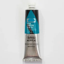 Canvas^Holbein Acrylic Heavy body AU486 Compose Blue 1 B 60ml - Little Painter Art | Exploring the Endless Possibilities of Art
