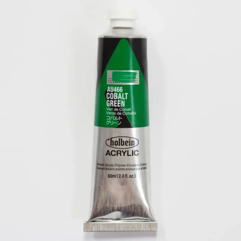 Canvas^Holbein Acrylic Heavy body AU466 Cobalt Green E 60ml - Little Painter Art | Exploring the Endless Possibilities of Art