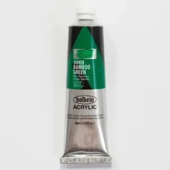 Canvas^Holbein Acrylic Heavy body AU458 Bamboo Green B 60ml - Little Painter Art | Exploring the Endless Possibilities of Art