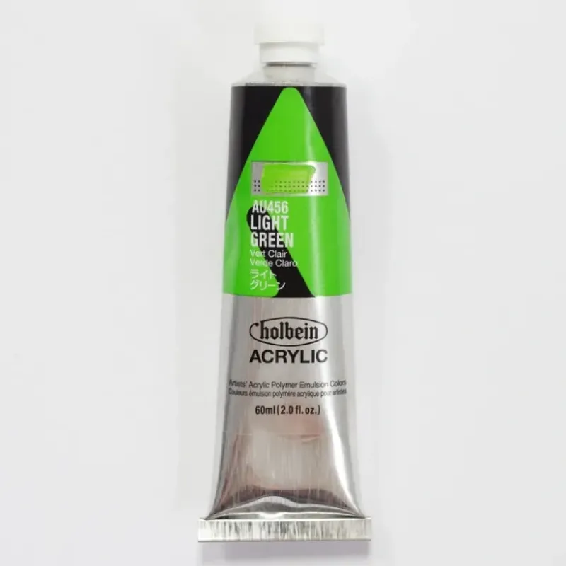 Canvas^Holbein Acrylic Heavy body AU456 Light Green B 60ml - Little Painter Art | Exploring the Endless Possibilities of Art