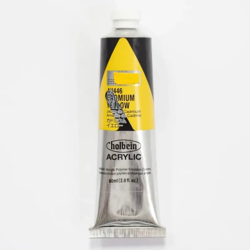 Canvas^Holbein Acrylic Heavy body AU446 Cadmium Yellow D 60ml - Little Painter Art | Exploring the Endless Possibilities of Art