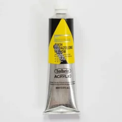 Canvas^Holbein Acrylic Heavy body AU434 Imidazolone Yellow C 60ml - Little Painter Art | Exploring the Endless Possibilities of Art
