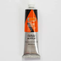Canvas^Holbein Acrylic Heavy body AU424 Cadmium Orange E 60ml - Little Painter Art | Exploring the Endless Possibilities of Art