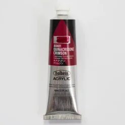 Canvas^Holbein Acrylic Heavy body AU401 Quinacridone Crimson D 60ml - Little Painter Art | Exploring the Endless Possibilities of Art