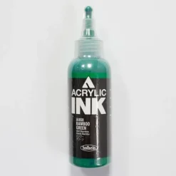 Canvas^Holbein Acrylic Ink AI858 Bamboo Green B 100ml - Little Painter Art | Exploring the Endless Possibilities of Art