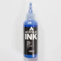 Canvas^Holbein Acrylic Ink AI879 Cobalt Blue E 100ml - Little Painter Art | Exploring the Endless Possibilities of Art