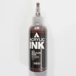 Canvas^Holbein Acrylic Ink AI919 Imidazolone Brown C 100ml - Little Painter Art | Exploring the Endless Possibilities of Art