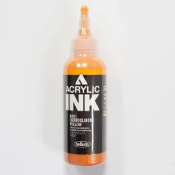 Canvas^Holbein Acrylic Ink AI831 Isoindolinone Yellow C 100ml - Little Painter Art | Exploring the Endless Possibilities of Art