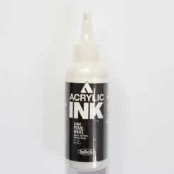 Canvas^Holbein Acrylic Ink AI961 Pearl White D 100ml - Little Painter Art | Exploring the Endless Possibilities of Art