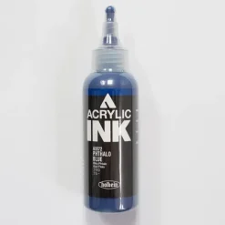 Canvas^Holbein Acrylic Ink AI872 Phthalo Blue B 100ml - Little Painter Art | Exploring the Endless Possibilities of Art