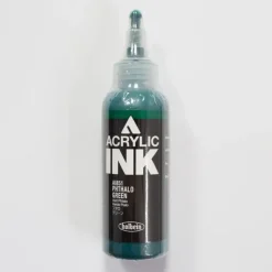 Canvas^Holbein Acrylic Ink AI851 Phthalo Green B 100ml - Little Painter Art | Exploring the Endless Possibilities of Art