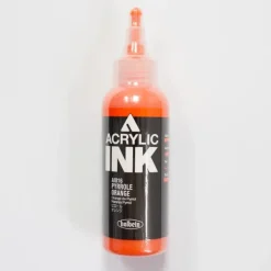 Canvas^Holbein Acrylic Ink AI816 Pyrrole Orange C 100ml - Little Painter Art | Exploring the Endless Possibilities of Art