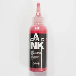 Canvas^Holbein Acrylic Ink AI802 Quina. Red D 100ml - Little Painter Art | Exploring the Endless Possibilities of Art