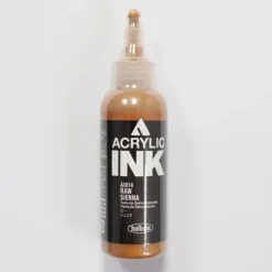 Canvas^Holbein Acrylic Ink AI914 Raw Sienna A 100ml - Little Painter Art | Exploring the Endless Possibilities of Art