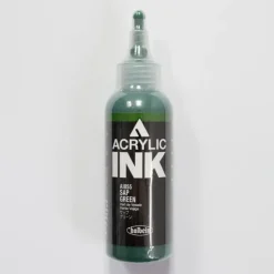 Canvas^Holbein Acrylic Ink AI855 Sap Green C 100ml - Little Painter Art | Exploring the Endless Possibilities of Art