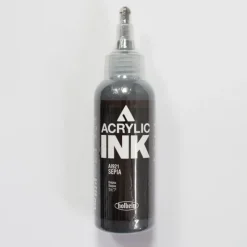 Canvas^Holbein Acrylic Ink AI921 Sepia B 100ml - Little Painter Art | Exploring the Endless Possibilities of Art