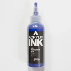 Canvas^Holbein Acrylic Ink AI881 Ultramarine Blue A 100ml - Little Painter Art | Exploring the Endless Possibilities of Art