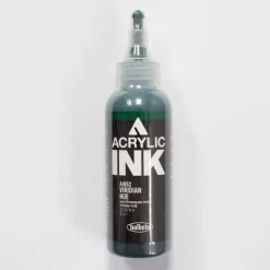 Canvas^Holbein Acrylic Ink AI852 Viridian Hue B 100ml - Little Painter Art | Exploring the Endless Possibilities of Art