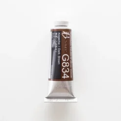 Pigment^Holbein Artists' Gouache G834 'Kogecha / Dark Brown' A - Little Painter Art | Exploring the Endless Possibilities of Art